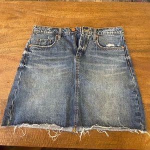 BLANKNYC Cutoff denim skirt